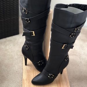 Randolph Duke Brown Leather Knee Hi Boots NWOT